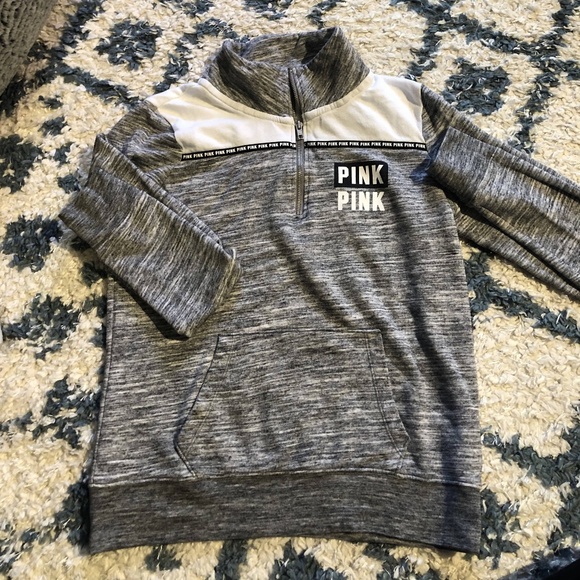 PINK Zip-Sweater - Picture 1 of 4